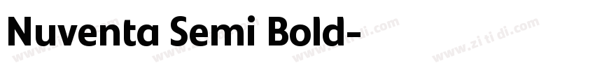 Nuventa Semi Bold字体转换 Nuventa Semi Bold字体转换